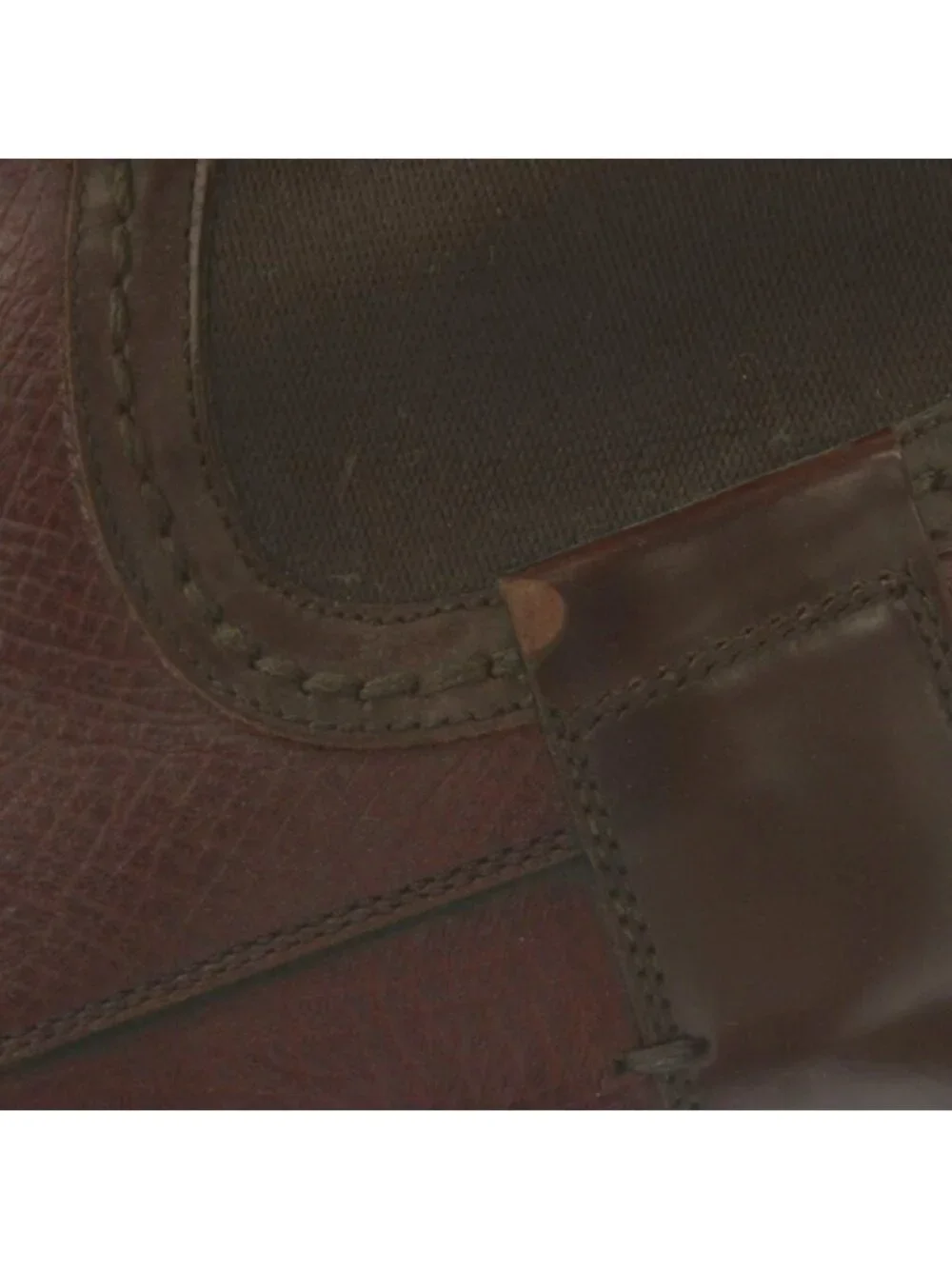 Dolce & Gabbana Side Gore Boots Leather 7.5..5 Brown